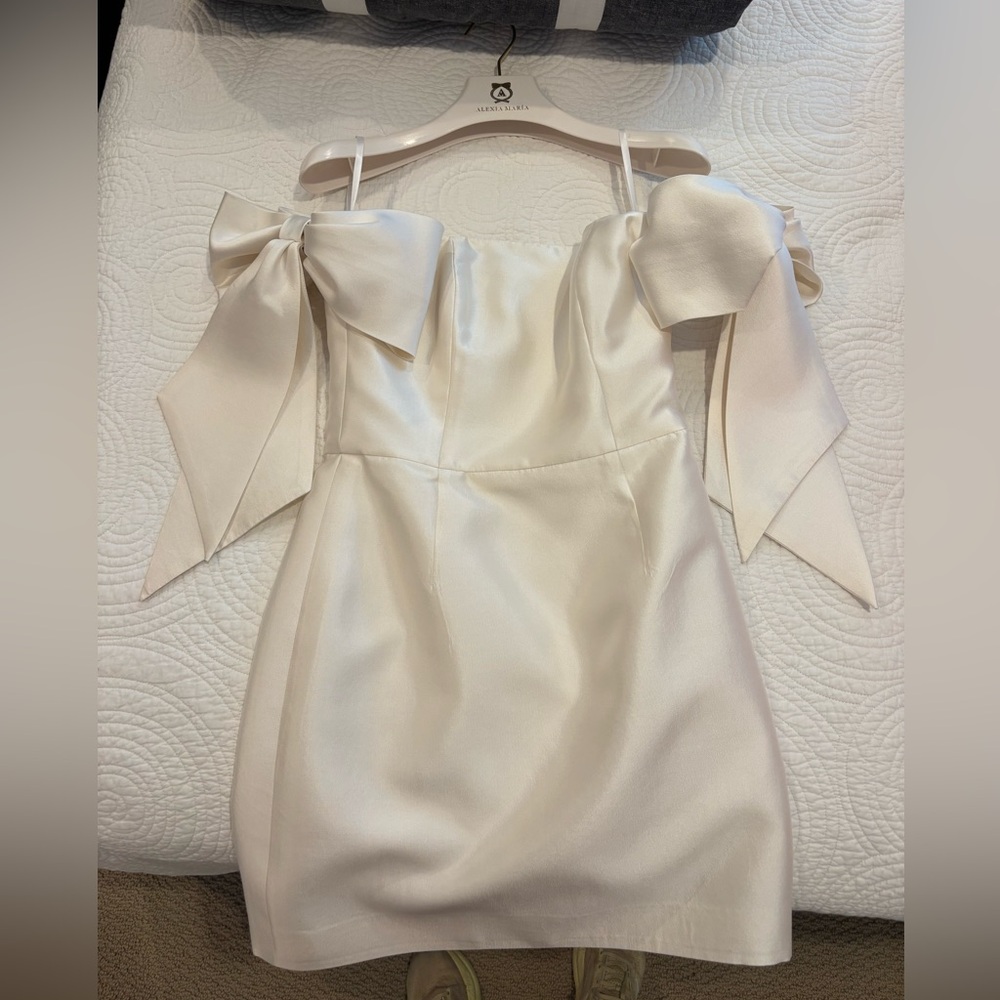 Alexis Maria Isabella Silk-Wool Blend Minidress